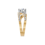 Load image into Gallery viewer, Reem Pear Solitaire Diamond Ladies Ring
