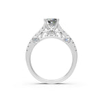 Load image into Gallery viewer, Daisy Emerald Solitaire Diamond Ladies Ring
