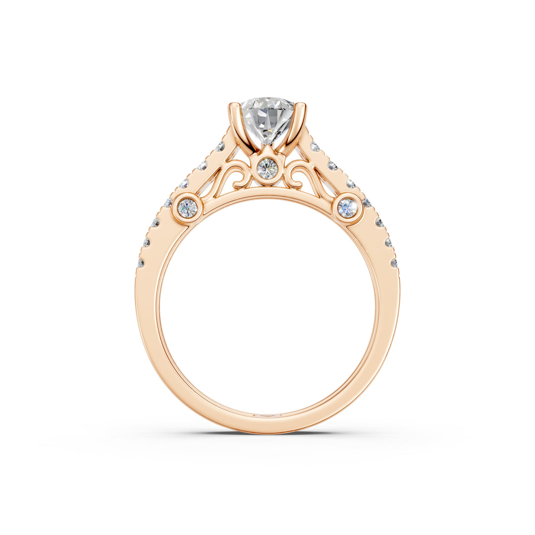 Skye Pear Solitaire Diamond Ladies Ring