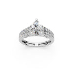 Load image into Gallery viewer, Skye Pear Solitaire Diamond Ladies Ring
