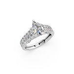 Load image into Gallery viewer, Skye Pear Solitaire Diamond Ladies Ring
