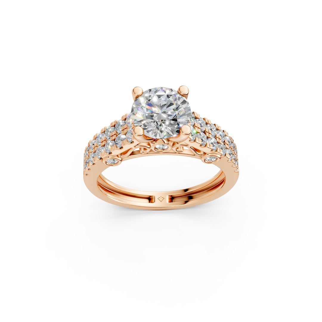 Cami Oval Solitaire Diamond Ladies Ring