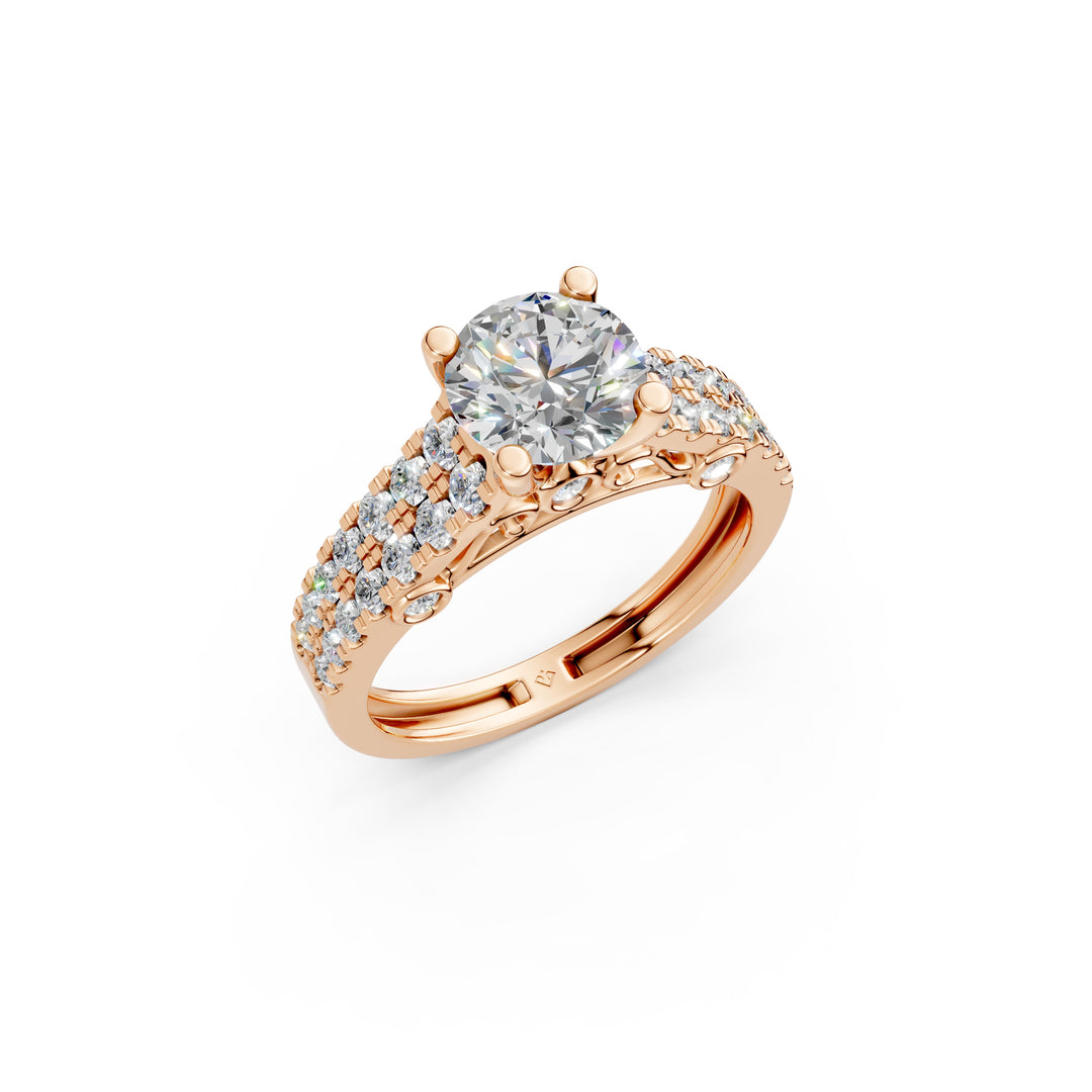 Cami Oval Solitaire Diamond Ladies Ring