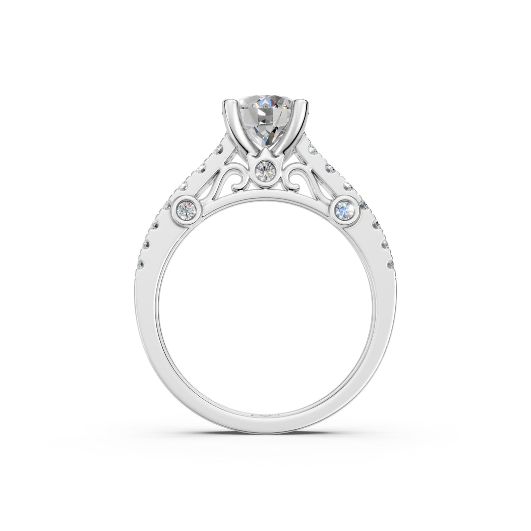 Cami Oval Solitaire Diamond Ladies Ring