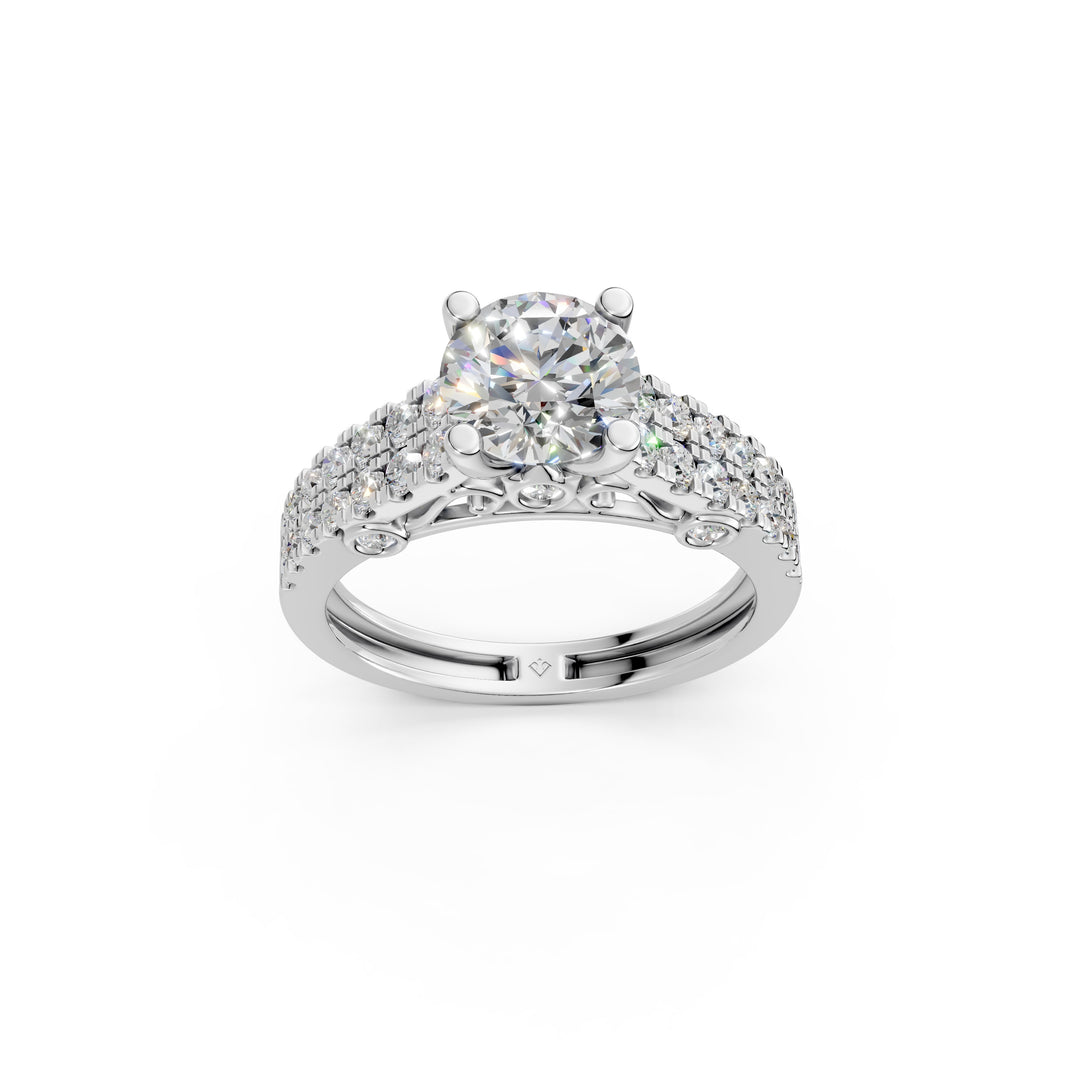 Cami Oval Solitaire Diamond Ladies Ring