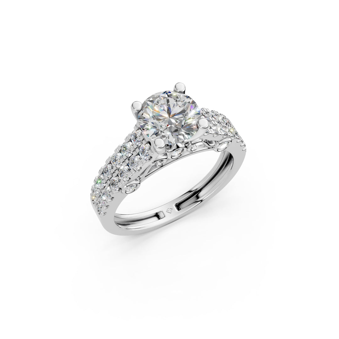 Cami Oval Solitaire Diamond Ladies Ring