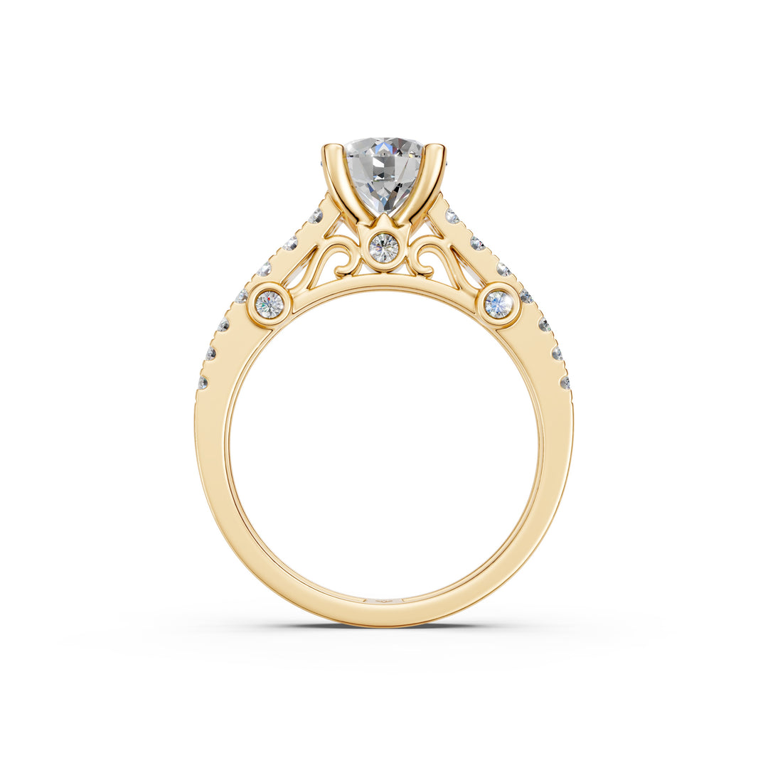 Cami Oval Solitaire Diamond Ladies Ring