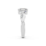 Load image into Gallery viewer, Emery Emerald Solitaire Diamond Ladies Ring
