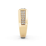 Load image into Gallery viewer, Theo Emerald Solitaire Gents Ring
