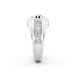 Load image into Gallery viewer, Malay Oval Solitaire Gents Ring
