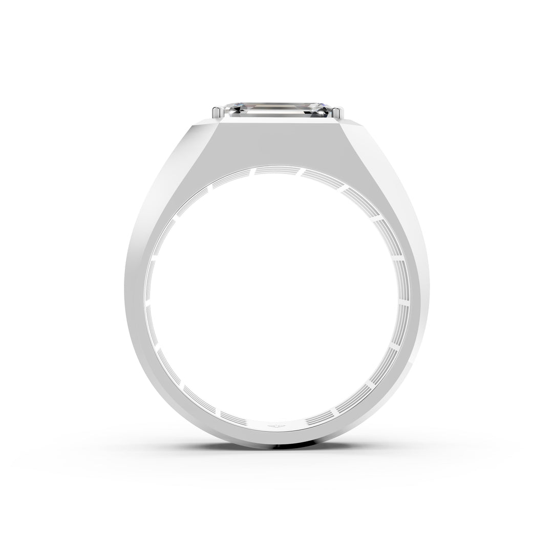 Parth Emerald Solitaire Gents Ring