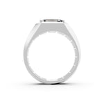 Load image into Gallery viewer, Parth Emerald Solitaire Gents Ring
