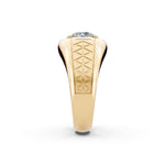 Load image into Gallery viewer, Peter Round Solitaire Gents Ring

