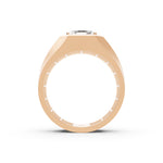 Load image into Gallery viewer, Marcus Emerald Solitaire Gents Ring
