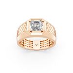 Load image into Gallery viewer, Hunter Emerald Solitaire Gents Ring

