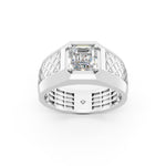 Load image into Gallery viewer, Hunter Emerald Solitaire Gents Ring

