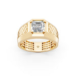 Load image into Gallery viewer, Hunter Emerald Solitaire Gents Ring
