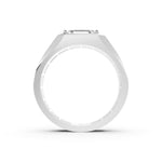 Load image into Gallery viewer, Percy Emerald Solitaire Gents Ring
