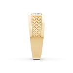 Load image into Gallery viewer, Percy Emerald Solitaire Gents Ring
