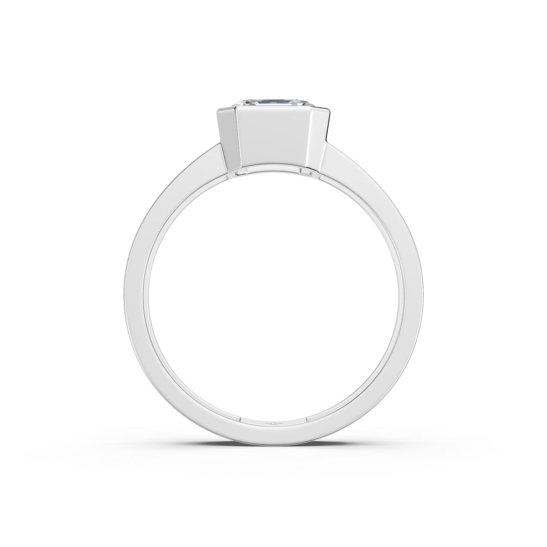 Arisa Emerald Solitaire Diamond Men Ring