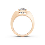 Load image into Gallery viewer, Aariel Round Solitaire Diamond Men Ring
