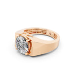 Load image into Gallery viewer, Aariel Round Solitaire Diamond Men Ring
