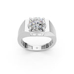 Load image into Gallery viewer, Aariel Round Solitaire Diamond Men Ring
