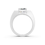 Load image into Gallery viewer, Anira Emerald Solitaire Diamond Men Ring
