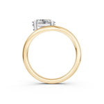 Load image into Gallery viewer, Aelina Oval Solitaire Diamond Womens Ring
