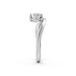 Load image into Gallery viewer, Aeris Pear Solitaire Diamond Womens Ring
