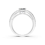 Load image into Gallery viewer, Afiya Emerald Solitaire Diamond Womens Ring
