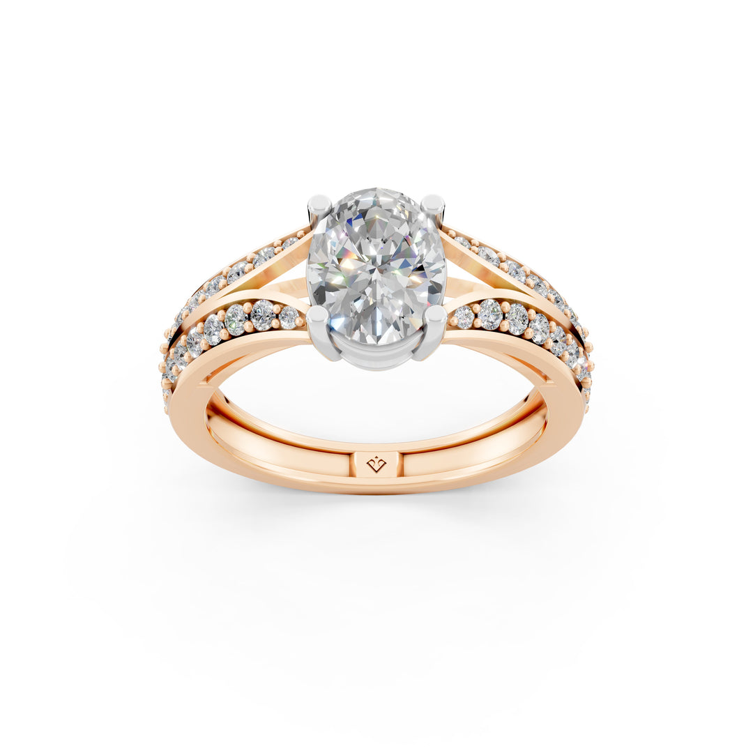 Aiyana Round Solitaire Diamond Womens Ring