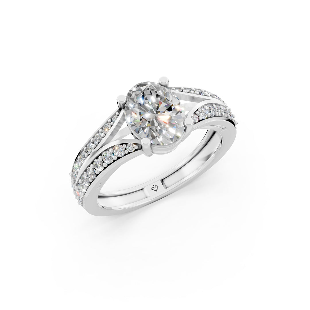 Aiyana Round Solitaire Diamond Womens Ring
