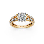 Load image into Gallery viewer, Alara Round Solitaire Diamond Womens Ring
