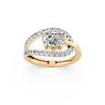 Load image into Gallery viewer, Amira Oval Solitaire Diamond Womens Ring
