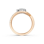 Load image into Gallery viewer, Anaya Pear Solitaire Diamond Womens Ring
