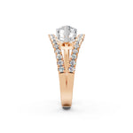Load image into Gallery viewer, Anaya Pear Solitaire Diamond Womens Ring
