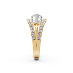Load image into Gallery viewer, Anaya Pear Solitaire Diamond Womens Ring
