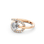 Load image into Gallery viewer, Anora Round Solitaire Diamond Womens Ring

