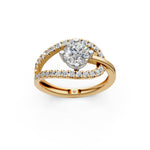 Load image into Gallery viewer, Anora Round Solitaire Diamond Womens Ring

