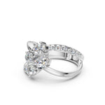 Load image into Gallery viewer, Aqira Pear Solitaire Diamond Womens Ring
