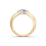 Load image into Gallery viewer, Aqira Pear Solitaire Diamond Womens Ring
