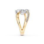 Load image into Gallery viewer, Aqira Pear Solitaire Diamond Womens Ring
