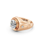 Load image into Gallery viewer, Ariaa Round Solitaire Diamond Men Ring
