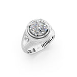 Load image into Gallery viewer, Ariaa Round Solitaire Diamond Men Ring

