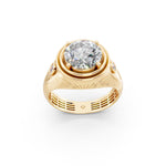 Load image into Gallery viewer, Ariaa Round Solitaire Diamond Men Ring
