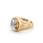 Load image into Gallery viewer, Ariaa Round Solitaire Diamond Men Ring
