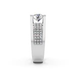 Load image into Gallery viewer, Arika Round Solitaire Diamond Men Ring
