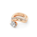 Load image into Gallery viewer, Ayria Pear Solitaire Diamond Womens Ring
