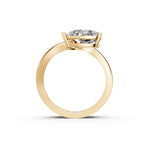 Load image into Gallery viewer, Ayria Pear Solitaire Diamond Womens Ring
